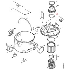 Sealing ring 47846090201 ORIGINAL STIHL | NewgardenParts.com