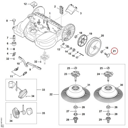 Halter 48607323101 ORIGINAL STIHL | NewgardenParts.com