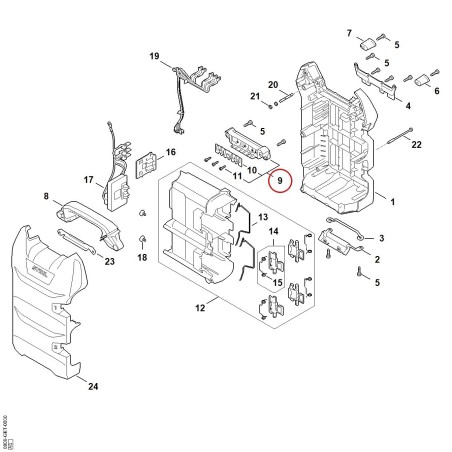 Placa de contacto 48714000601 ORIGINAL STIHL | NewgardenParts.com