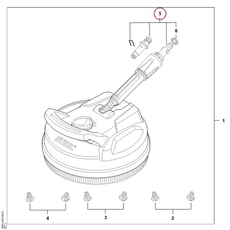 Connector 49100071000 ORIGINAL STIHL | NewgardenParts.com