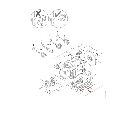 Satz Kugellager 49500071009 ORIGINAL STIHL | NewgardenParts.com