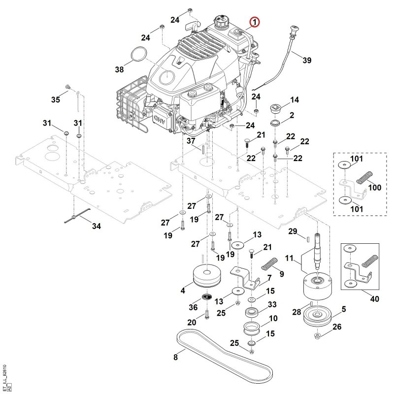 Motor EVC 2000.0 (EVC2000-0001) 60120111815 ORIGINAL STIHL