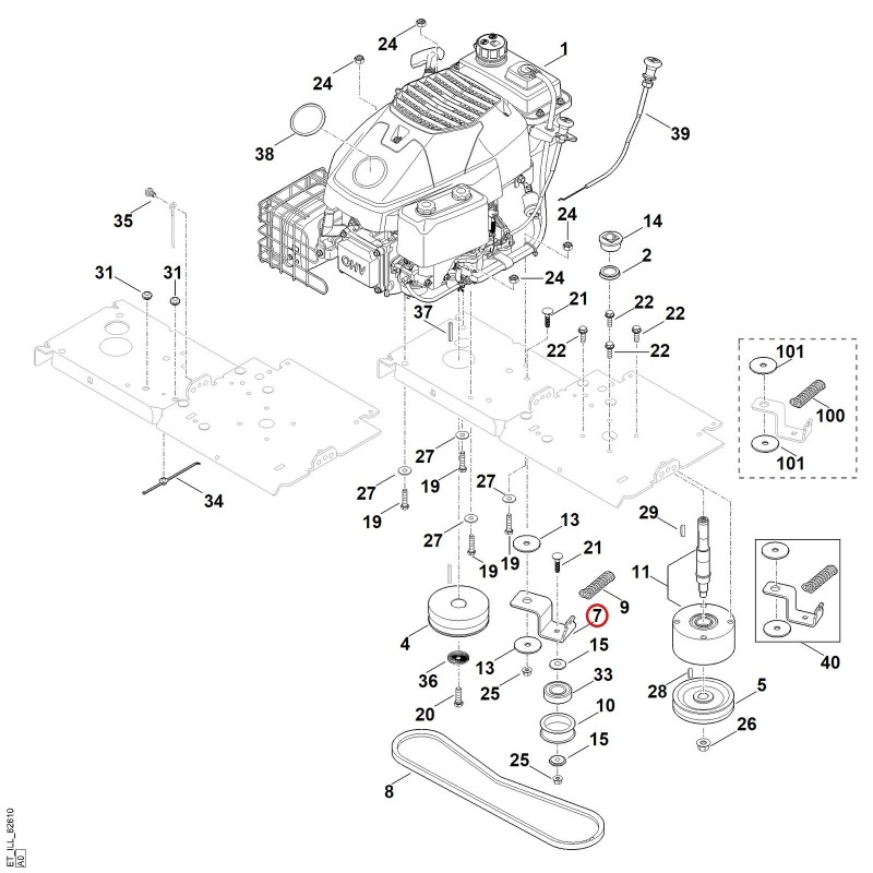 Support en tôle 60127041301 ORIGINAL STIHL Support en tôle 60127041301 ORIGINAL STIHL