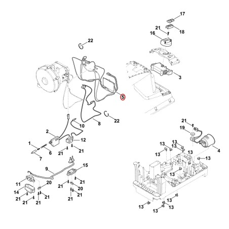Platine 60134305201 ORIGINAL STIHL | NewgardenParts.com