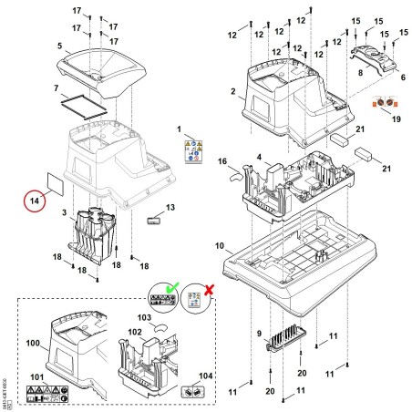 Model plate GHE 135 L 60139670120 ORIGINAL STIHL | NewgardenParts.com