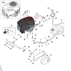 Gasoline engine 61400111809 ORIGINAL STIHL | NewgardenParts.com