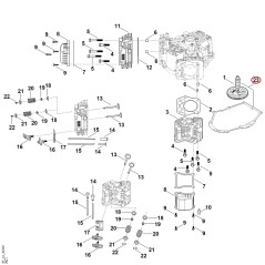 Kit d'arbre à cames 61700071008 ORIGINAL STIHL | NewgardenParts.com