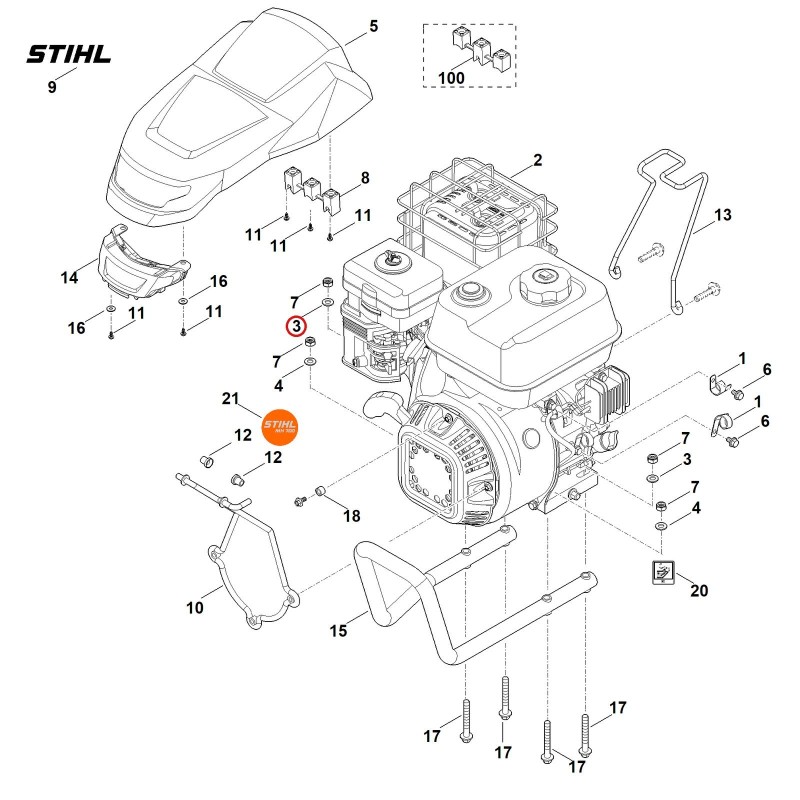 Scheibe 62517160200 ORIGINAL STIHL Scheibe 62517160200 ORIGINAL STIHL