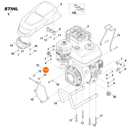 Washer 62517160200 ORIGINAL STIHL | NewgardenParts.com