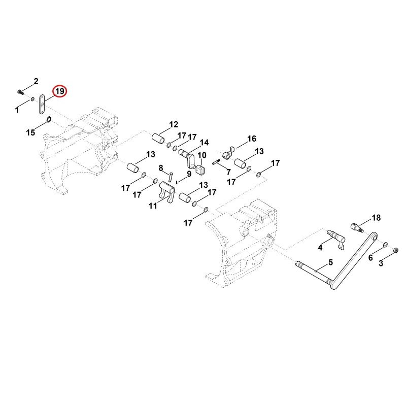 Support plate (gearshift) 62517187000 ORIGINAL STIHL Support plate (gearshift) 62517187000 ORIGINAL STIHL