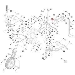 Sechskantmutter 62519551101 ORIGINAL STIHL | NewgardenParts.com