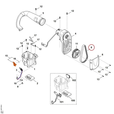 Sangle 62917119900 ORIGINAL STIHL | NewgardenParts.com