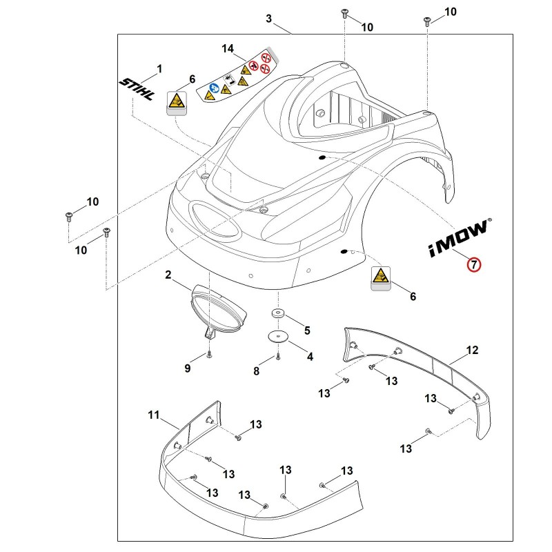 Label iMow 63029674400 ORIGINAL STIHL
