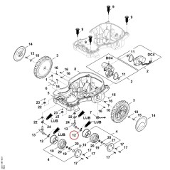Wellendichtring (12x22x5) 63097092103 ORIGINAL STIHL | NewgardenParts.com