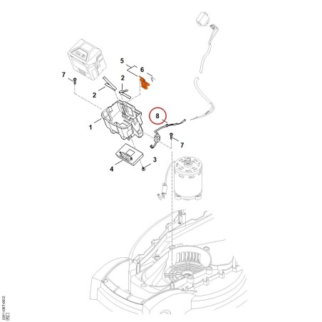 Cavo 63114400306 ORIGINALE STIHL | NewgardenParts.com