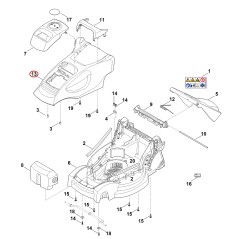 Capot-moteur cpl. 63117602285 ORIGINAL STIHL | NewgardenParts.com