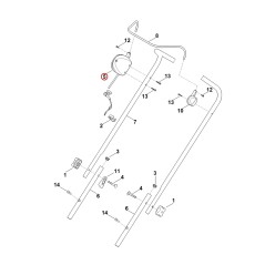 Dead-man switch 63204300405 ORIGINAL STIHL | NewgardenParts.com