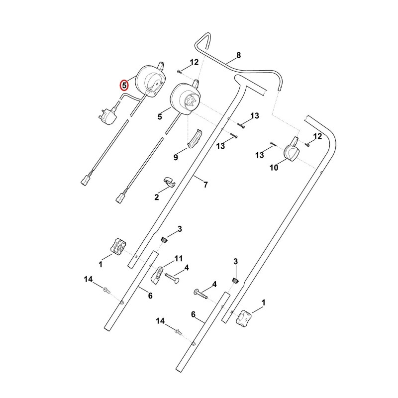Dead-man switch EUR 63204300415 ORIGINAL STIHL