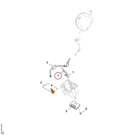 Ressort 63207913100 ORIGINAL STIHL | NewgardenParts.com