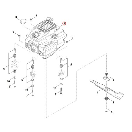 EVC 200.4 C Motor (EVC200-0010) 63380111831 ORIGINAL STIHL | NewgardenParts.com