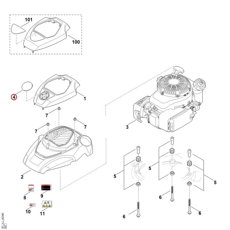 Model plate RM 655 VS 63749671512 ORIGINAL STIHL Model plate RM 655 VS 63749671512 ORIGINAL STIHL