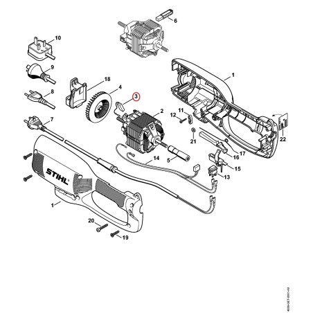 Balai de charbon 64400071000 ORIGINAL STIHL | NewgardenParts.com