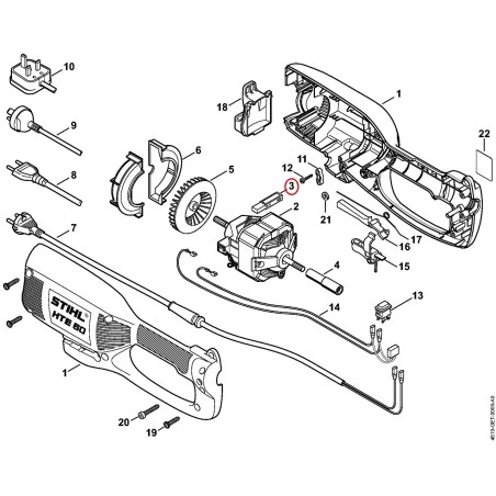 Set spazzole di carbone 64406002700 ORIGINALE STIHL | NewgardenParts.com