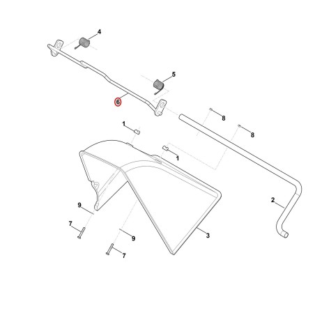 Étrier de fixation 69077904110 ORIGINAL STIHL | NewgardenParts.com