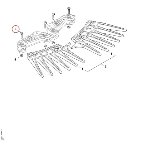Spline screw IS-M5x23 90223711026 ORIGINAL STIHL | NewgardenParts.com