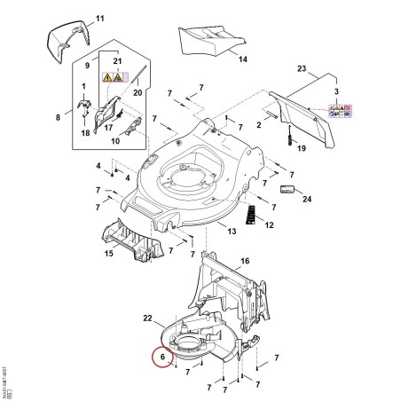 Self-tapping screw M5x12 90394880977 ORIGINAL STIHL | NewgardenParts.com