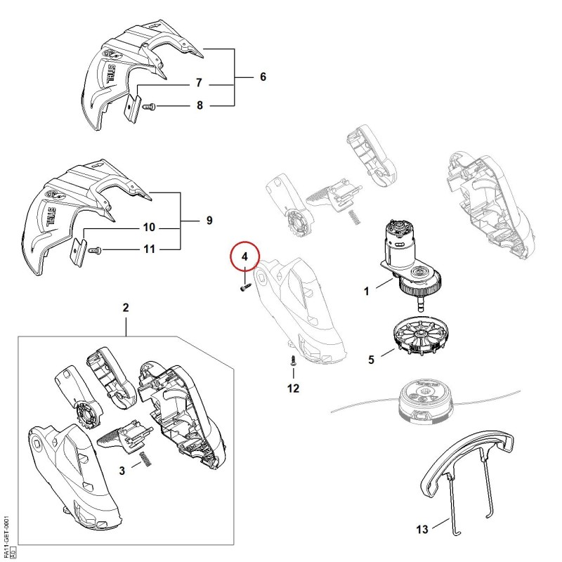 Pan head self-tapping screw IS-P4x18 90744773030 ORIGINAL STIHL Pan head self-tapping screw IS-P4x18 90744773030 ORIGINAL STIHL