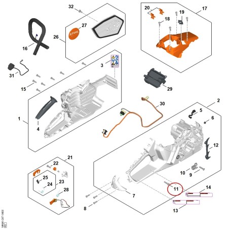 Schraube IS-P6x25 90744774540 ORIGINAL STIHL | NewgardenParts.com
