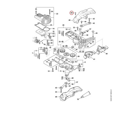Pan head self-tapping screw IS-P4x22 90744783080 ORIGINAL STIHL | NewgardenParts.com
