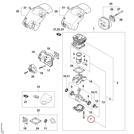 Vite IS-D5x55 90754784258 ORIGINALE STIHL | NewgardenParts.com