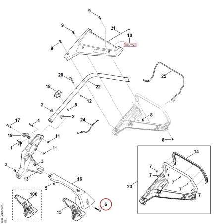 Vis Parker P8x65 91040079995 ORIGINAL STIHL | NewgardenParts.com