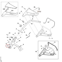 Self-tapping screw IS-P8x30 91040206030 ORIGINAL STIHL | NewgardenParts.com
