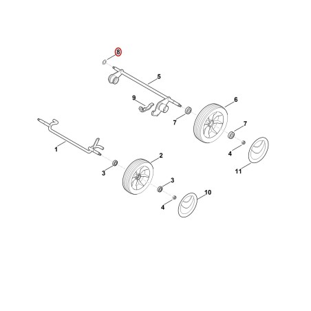 Washer 12x18x0.5 92960211608 ORIGINAL STIHL | NewgardenParts.com