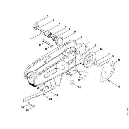 Rondella elastica 8 93226300180 ORIGINALE STIHL | NewgardenParts.com