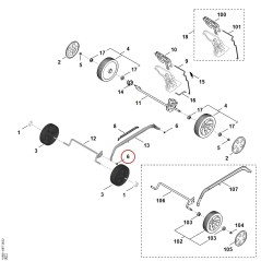 E-clip 6 94606244010 ORIGINAL STIHL | NewgardenParts.com