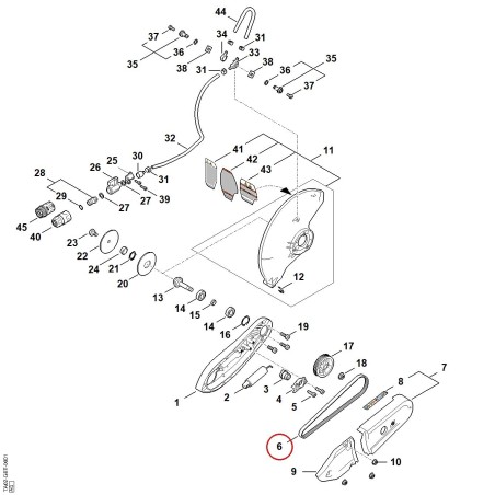 Multi-rib belt 5PJ 660 94900007941 ORIGINAL STIHL | NewgardenParts.com