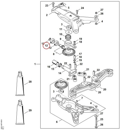 Rodamiento ranurado de bolas 6000-2RS 95030035092 ORIGINAL STIHL | NewgardenParts.com