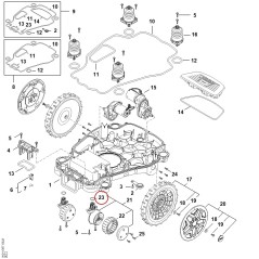 O-ring 26x2,5 96459453373 ORIGINALE STIHL | NewgardenParts.com