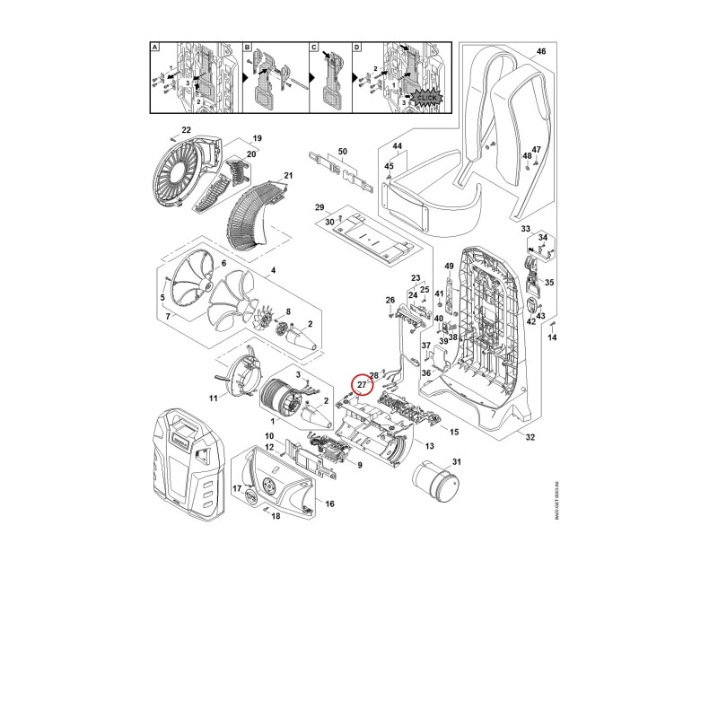 Fascio di cavi BA034302201 ORIGINALE STIHL Fascio di cavi BA034302201 ORIGINALE STIHL