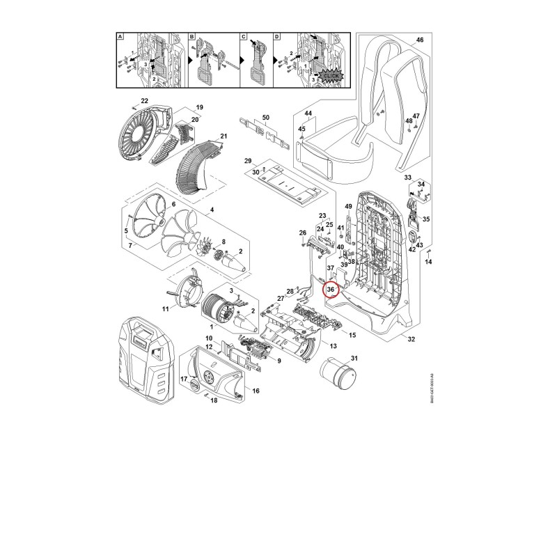 Halter BA034912500 ORIGINAL STIHL