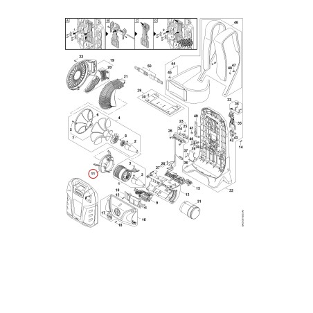 Halter BA037922500 ORIGINAL STIHL | NewgardenParts.com