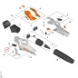 handle molding BA057900600 ORIGINAL STIHL handle molding BA057900600 ORIGINAL STIHL