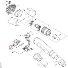 Contact plate BA064040800 ORIGINAL STIHL | NewgardenParts.com
