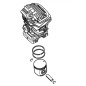 Diámetro del cilindro y del pistón 44,7 mm ORIGINAL STIHL MS271 modelos 11410201204
