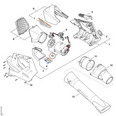 Electric powerhead BA080115000 ORIGINAL STIHL | NewgardenParts.com