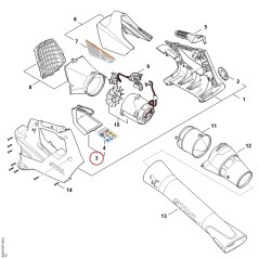 Griffschale BA087900600 ORIGINAL STIHL | NewgardenParts.com